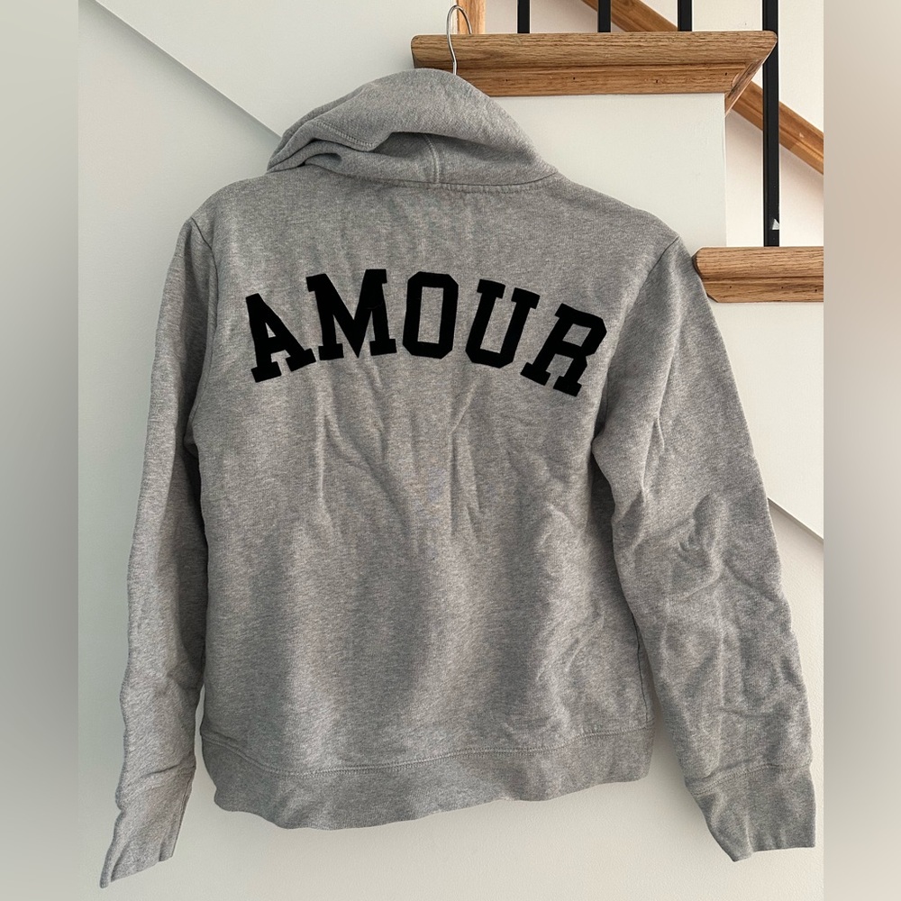 Zadig & Voltaire Gray Zip-Up Hoodie